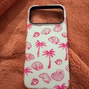 Tropical Pink and White iPhone 17 pro max Case